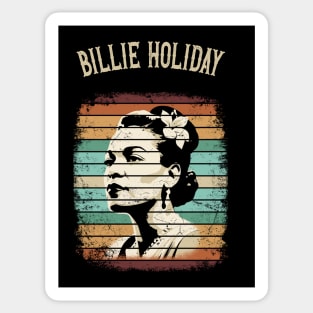 Retro Vintage Billie Holiday Sticker